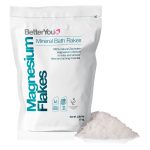 Magnezijevi kosmiči za kopel, 1 kg. Magnezij je eden najpomembnejših mineralov v našem telesu. BetterYou, Sitis.
