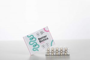 Fotografija prehranskega dopolnila Better Biotics Strong, na voljo pri podjetju SITIS. Izvedite, kaj so probiotiki, in spoznajte najboljše probiotike. Kupite v trgovinah dm in Sanolabor.